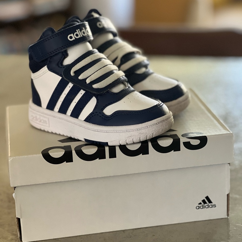 Adidas Hoops Mid 3.0 Toddler Shoes - Size 6K